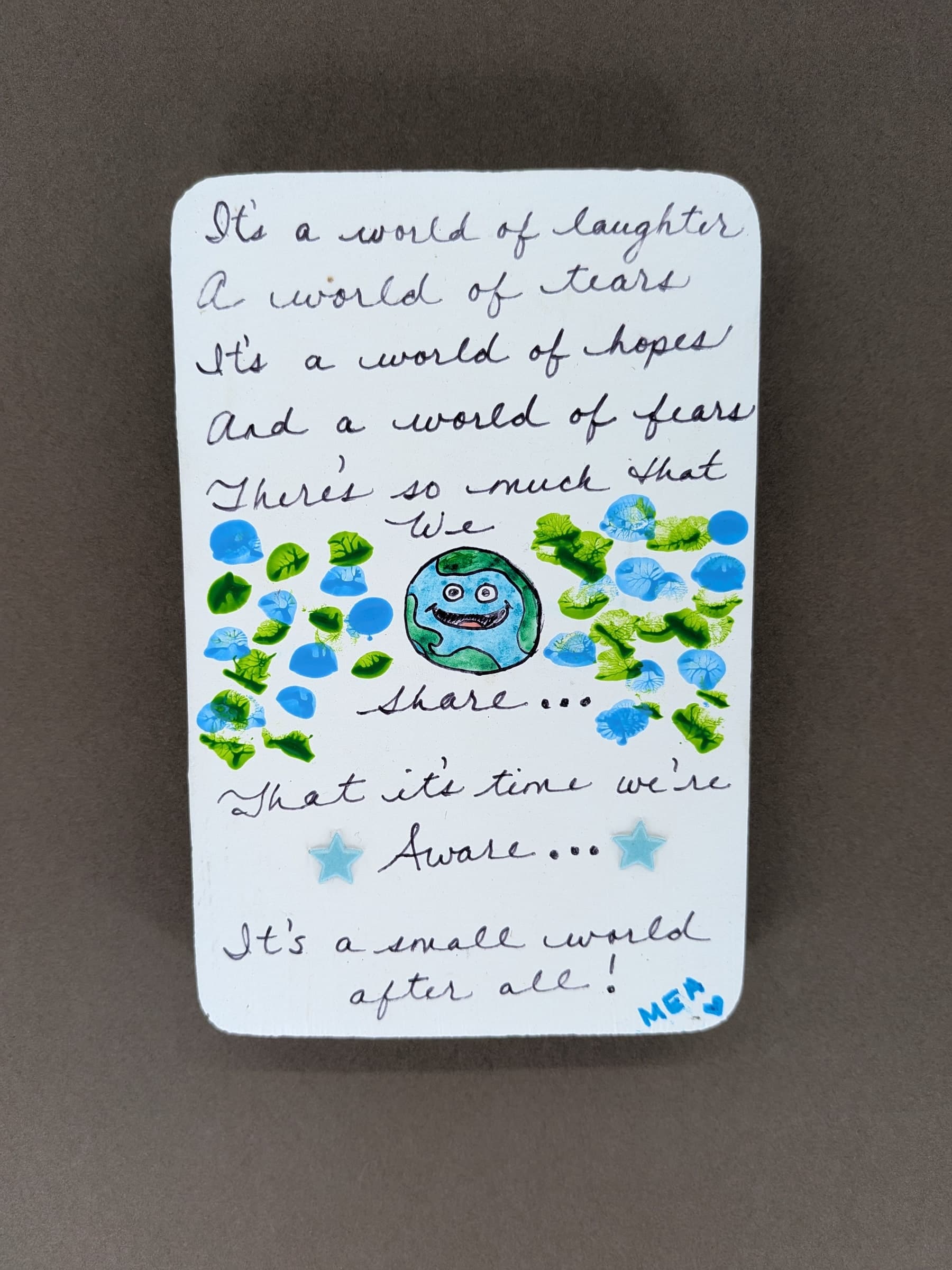 It's a Small World by Melissa Aubel